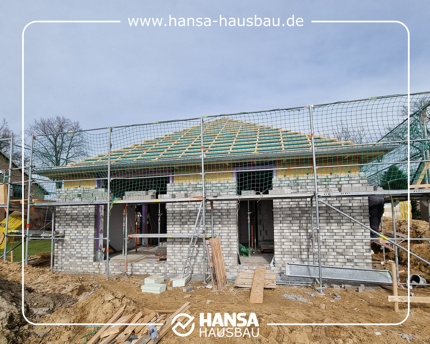 Hansa Hausbau Richtfest Pinneberg Bungalow 04