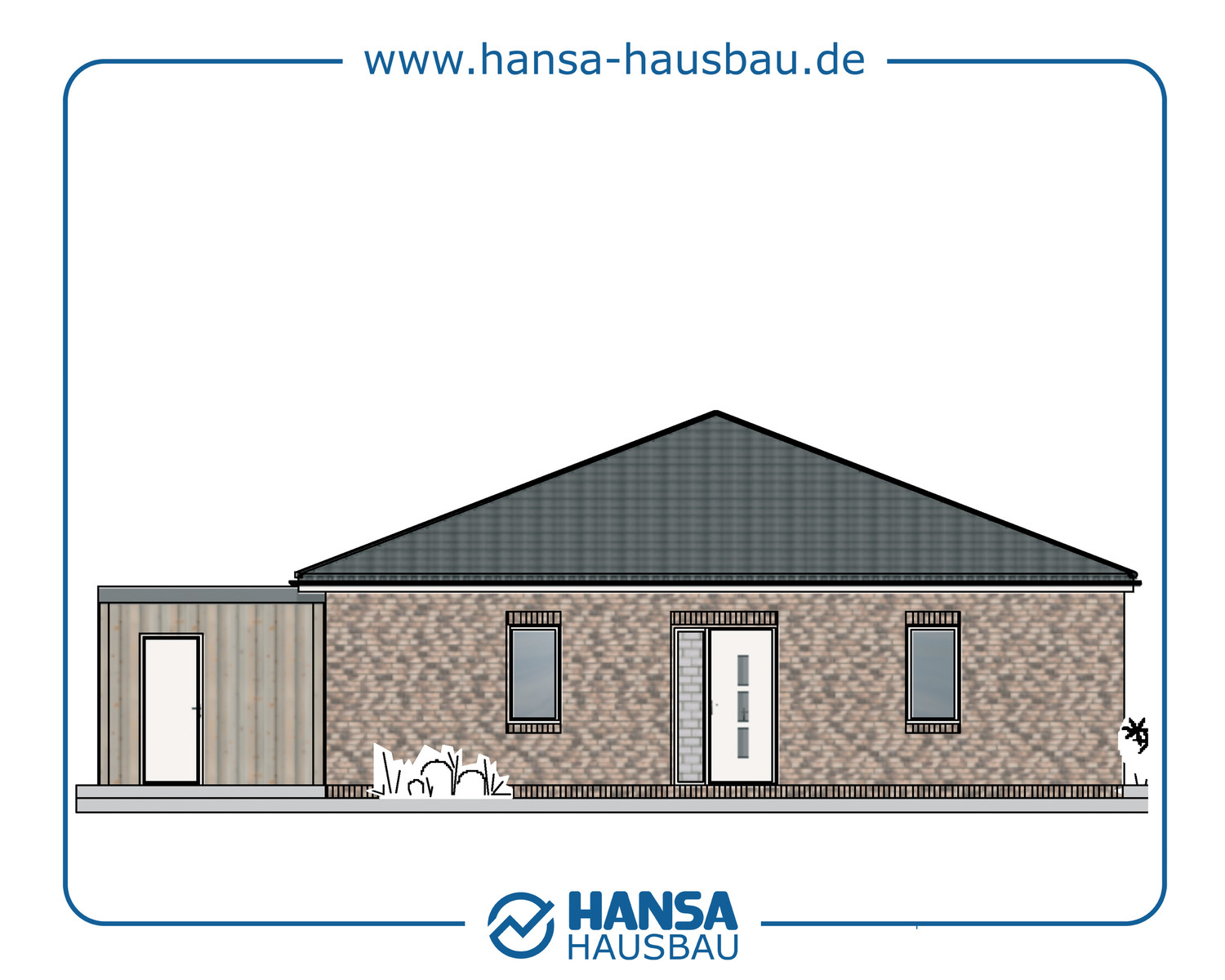 Hansa Hausbau Bauplanung Architektenhaus Neubau Bungalow