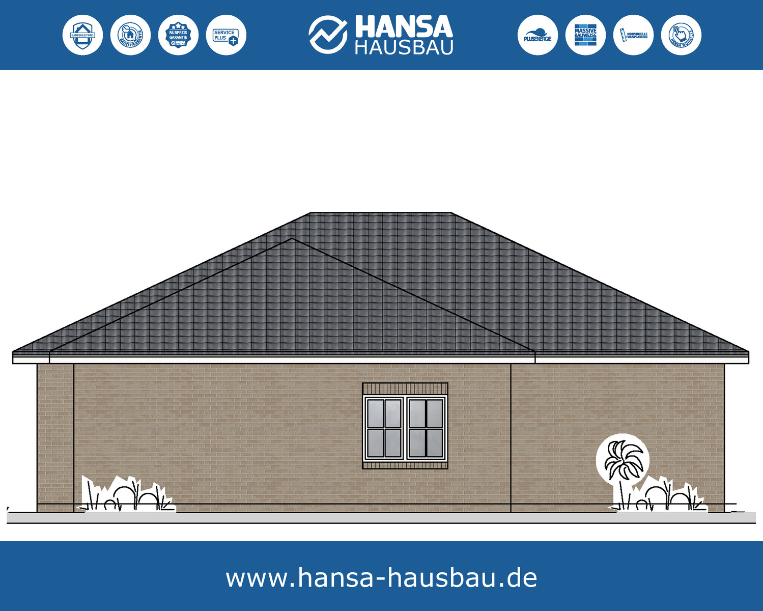 Hansa Hausbau Bungalow Winkelbungalow 175 M2 02