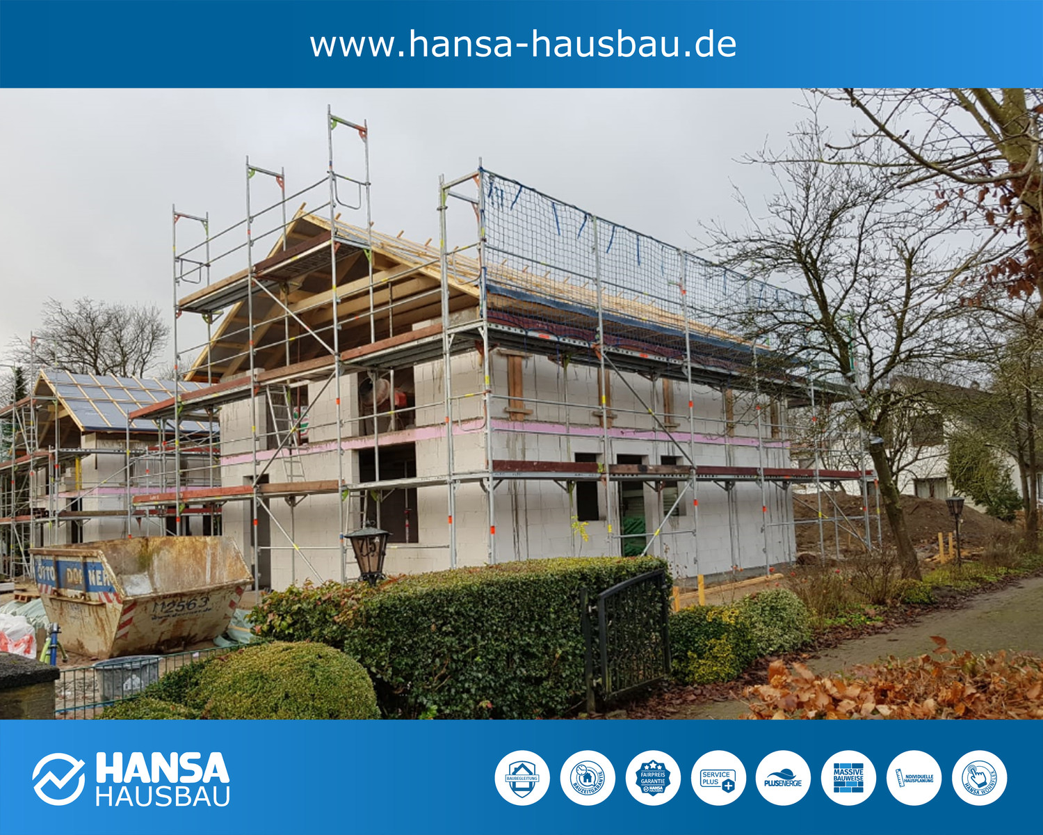 Hansa Hausbau Richtfest Pinneberg