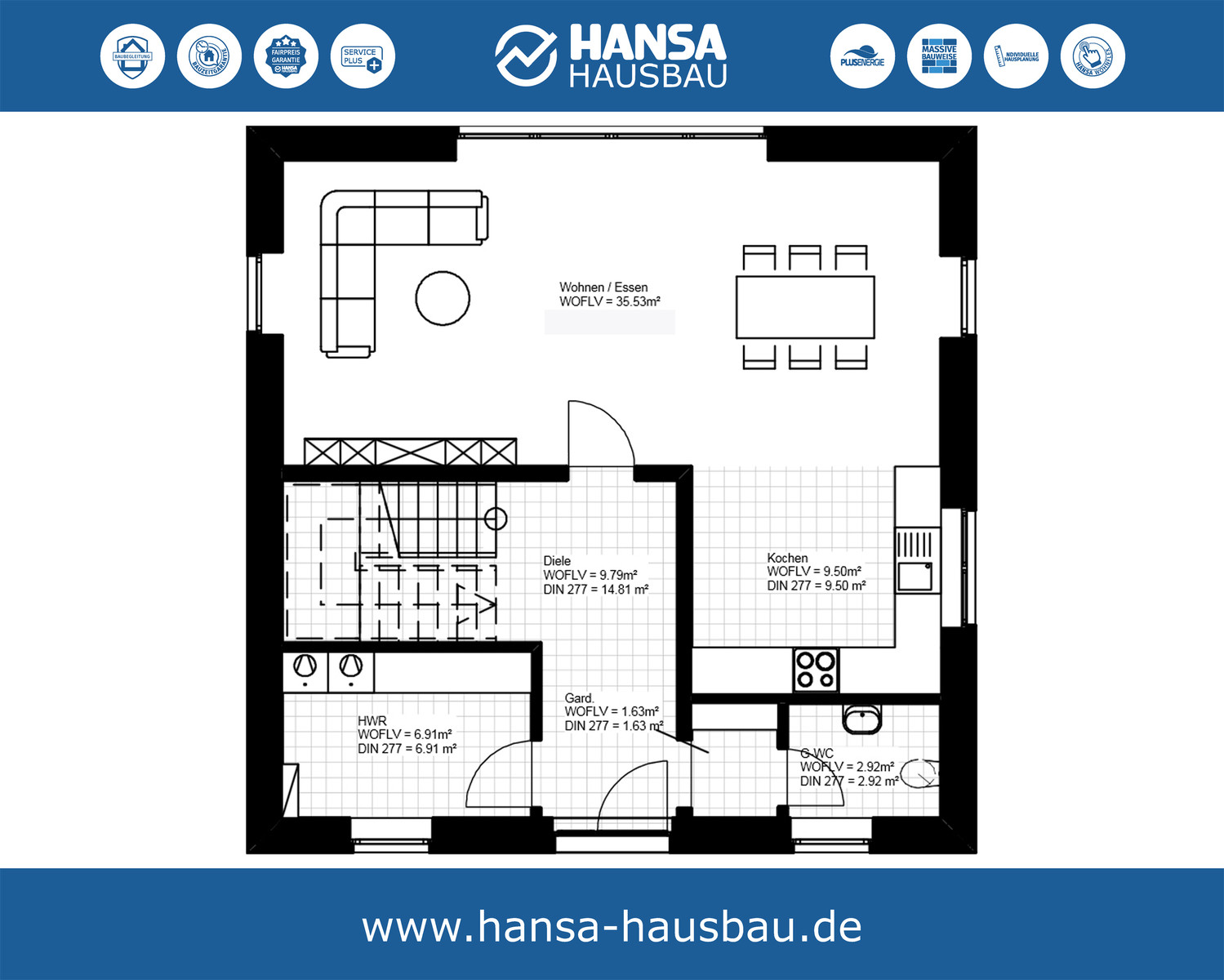 Hansa Hausbau Stadtvilla 135 M² 05