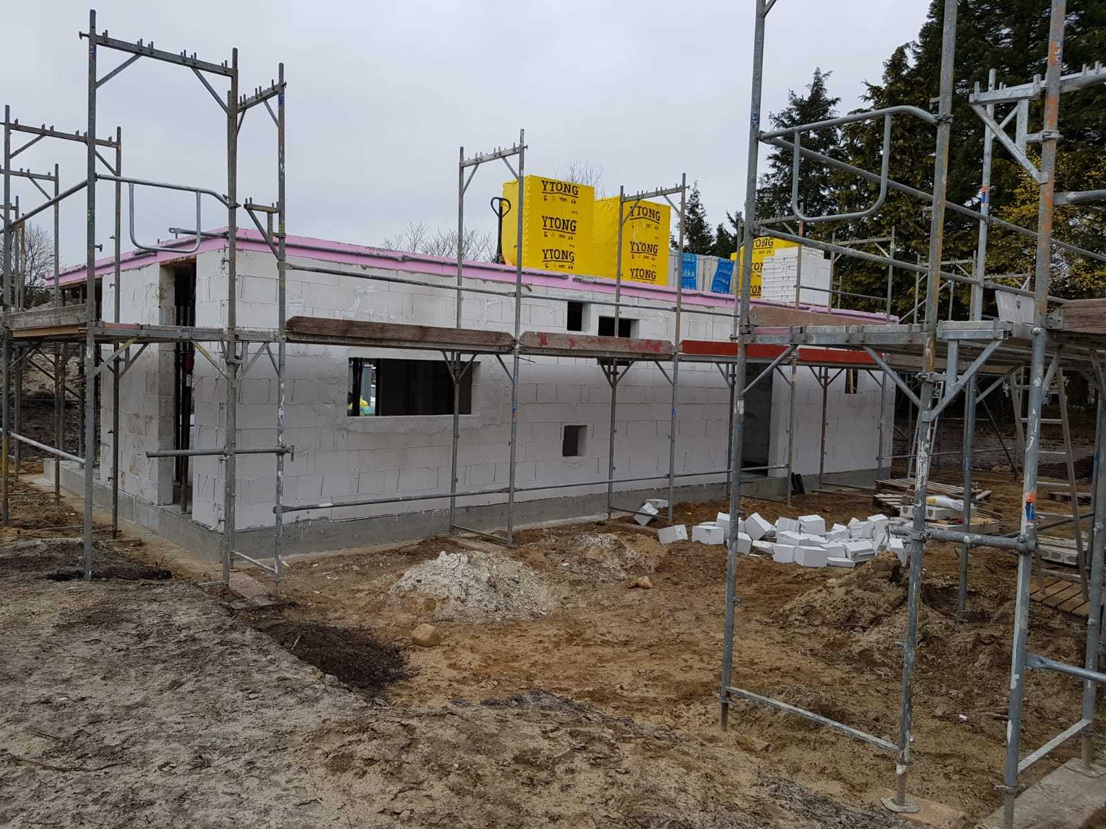 Hansa Hausbau Neubau Stadtvilla Maurerarbeiten 02