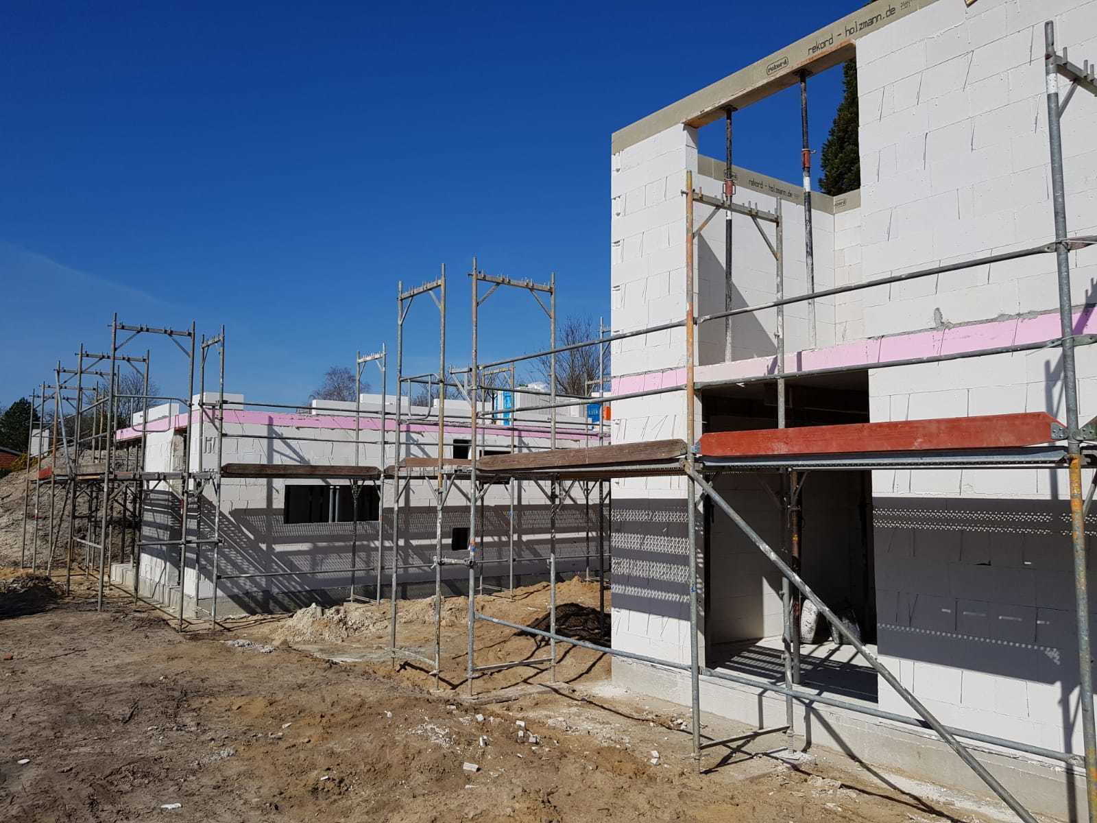 Hansa Hausbau Neubau Stadtvilla Maurerarbeiten 08