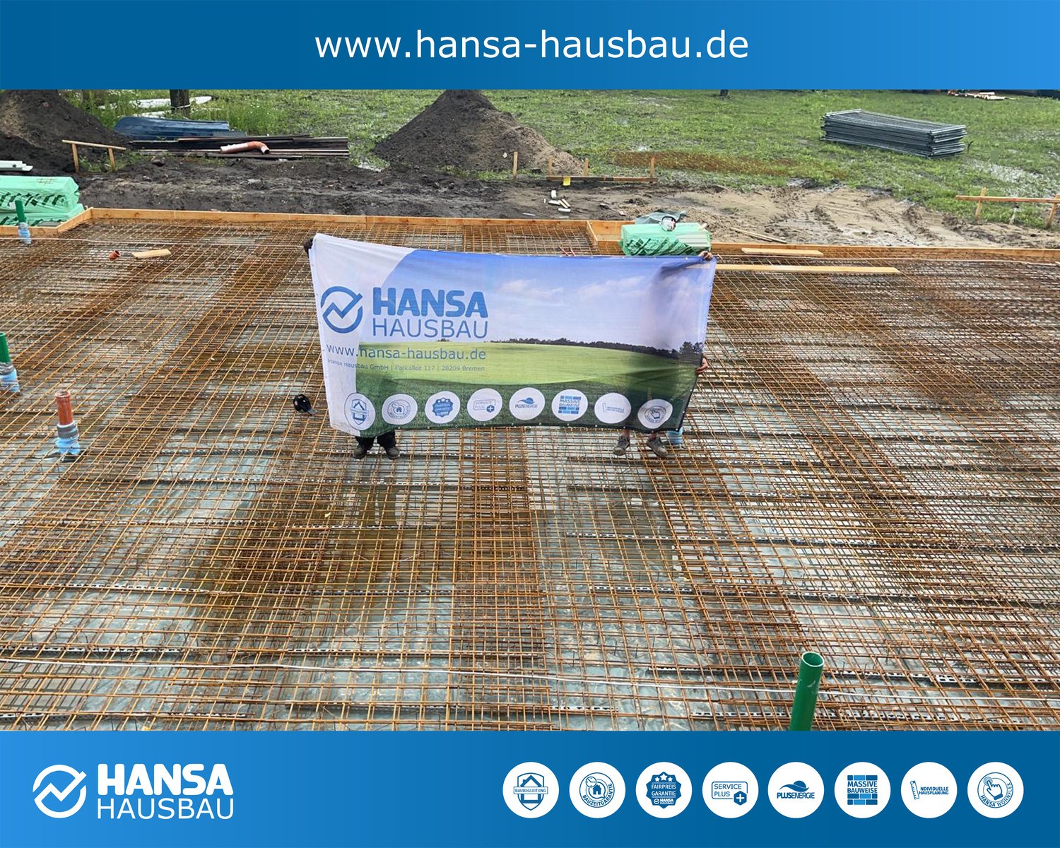 Hansa Hausbau Bodenplatte Wardenburg 04