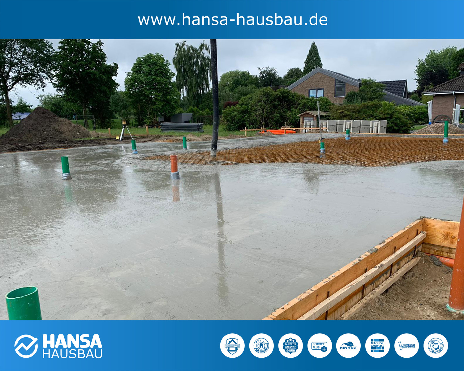 Hansa Hausbau Bodenplatte Wardenburg 07