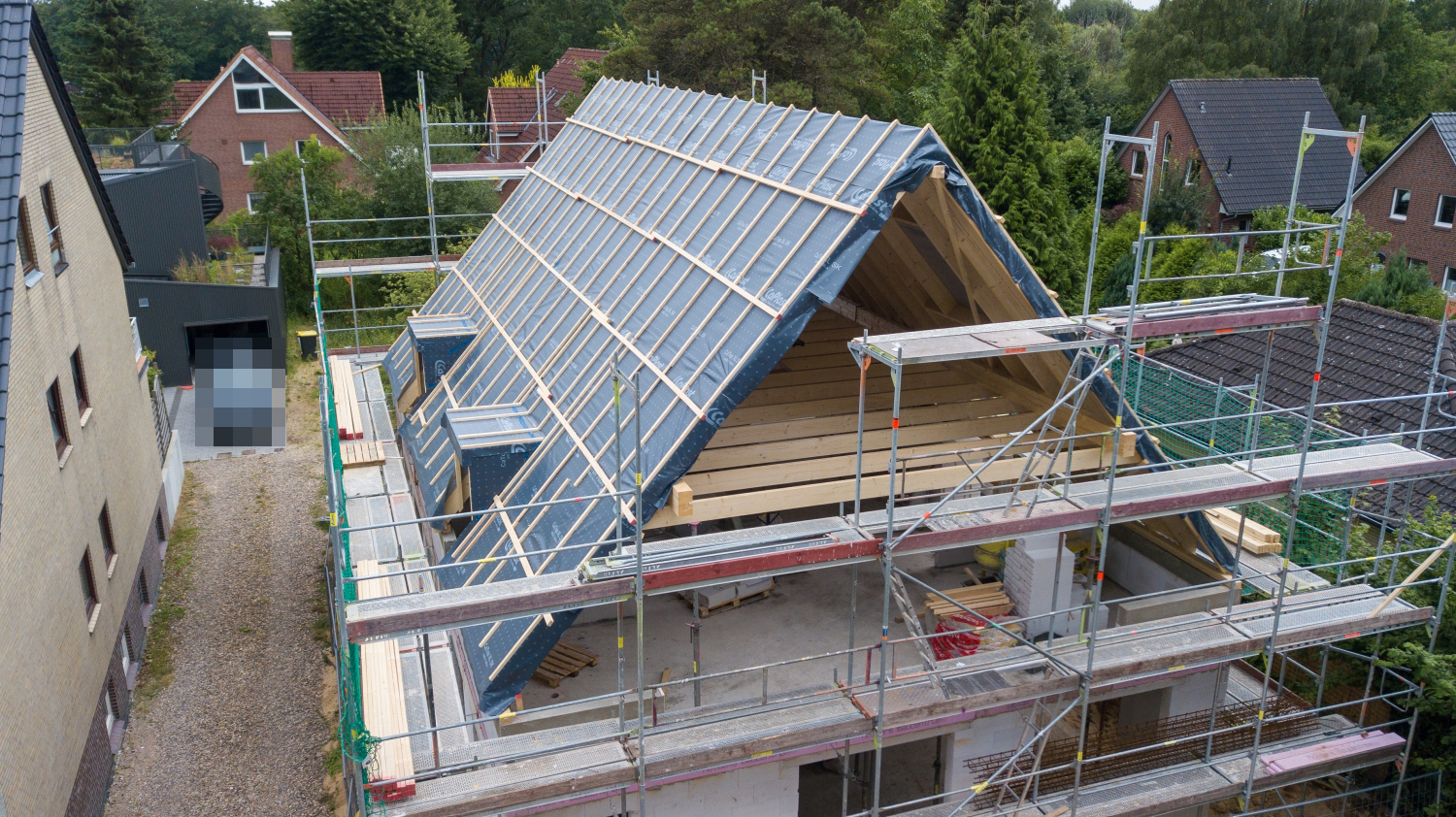 Hansa Hausbau Richtfest Hamburg 06