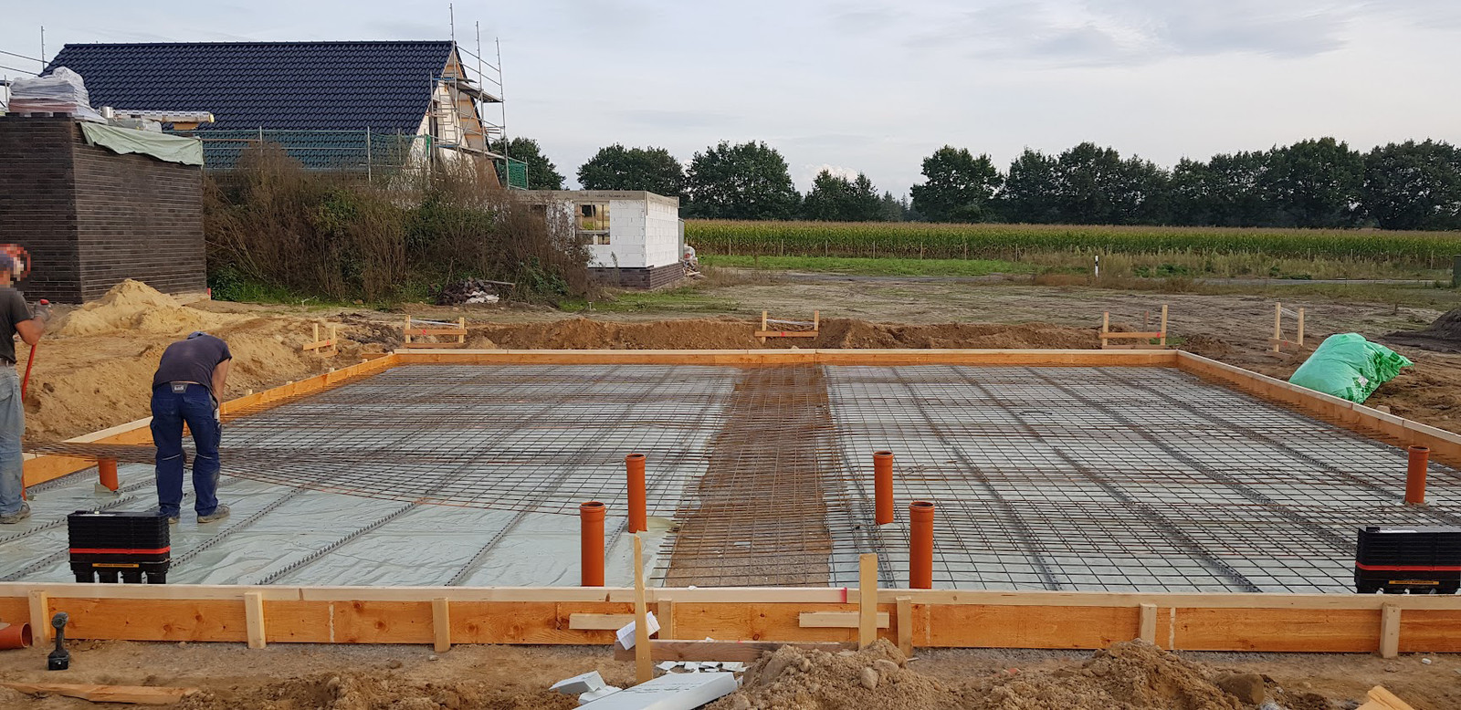 Hansa Hausbau Bodenplatte Neubau Kirchlinteln 06