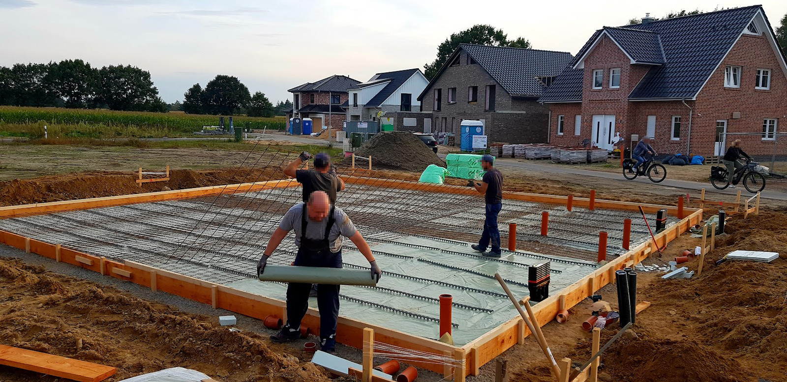 Hansa Hausbau Bodenplatte Neubau Kirchlinteln 07