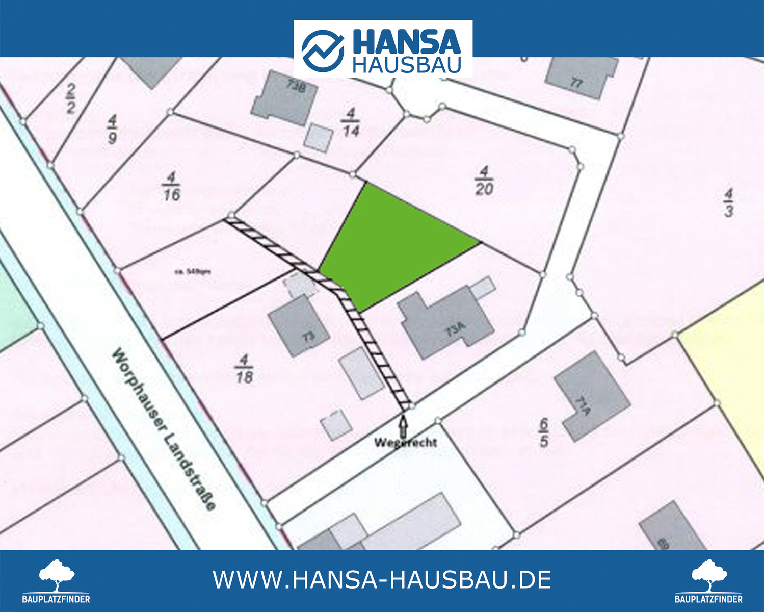 Hansa Hausbau Bauplatz Baugebiet Lilienthal Worphausen 05