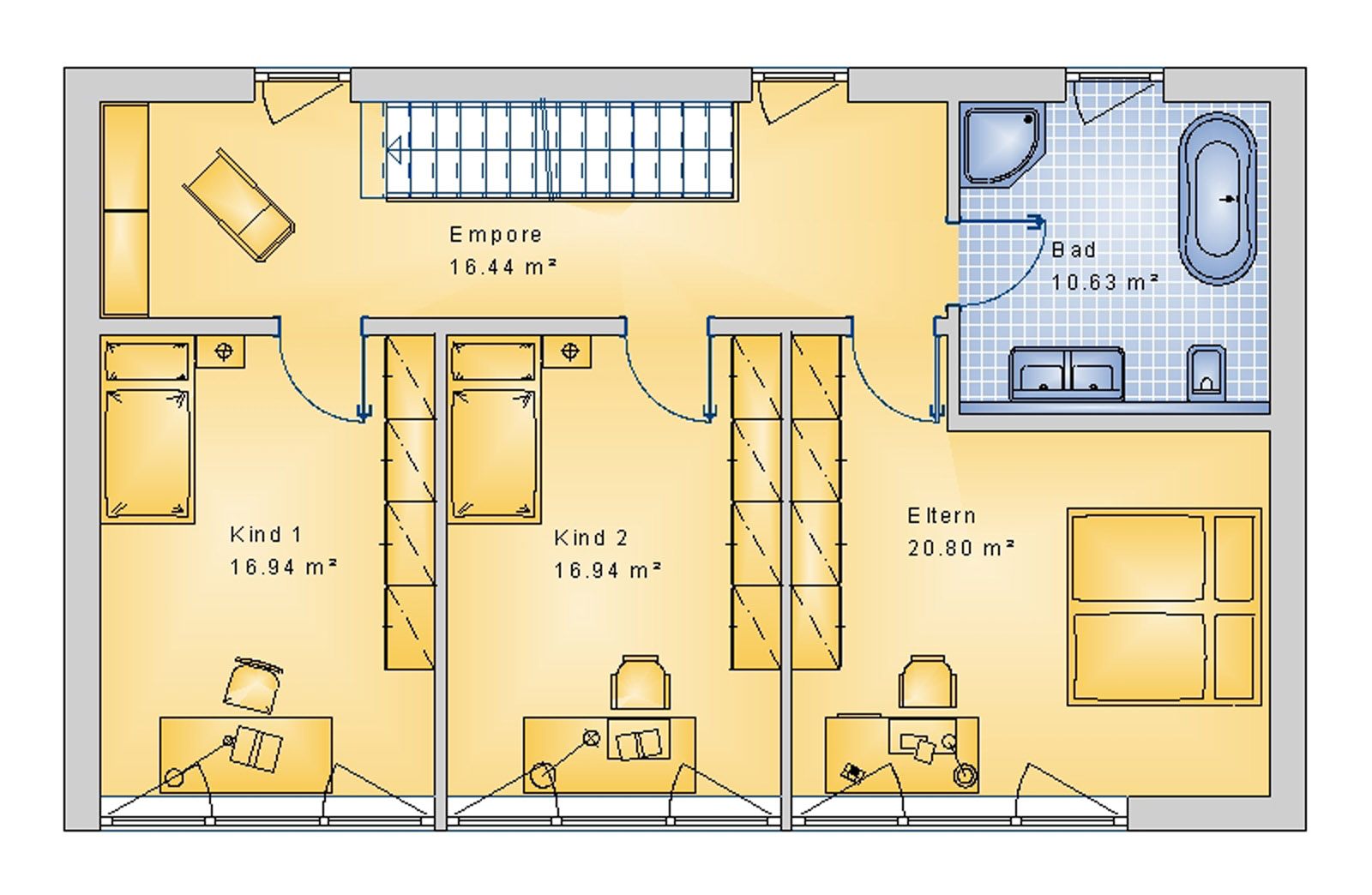 Bauhaus 138 m² DG