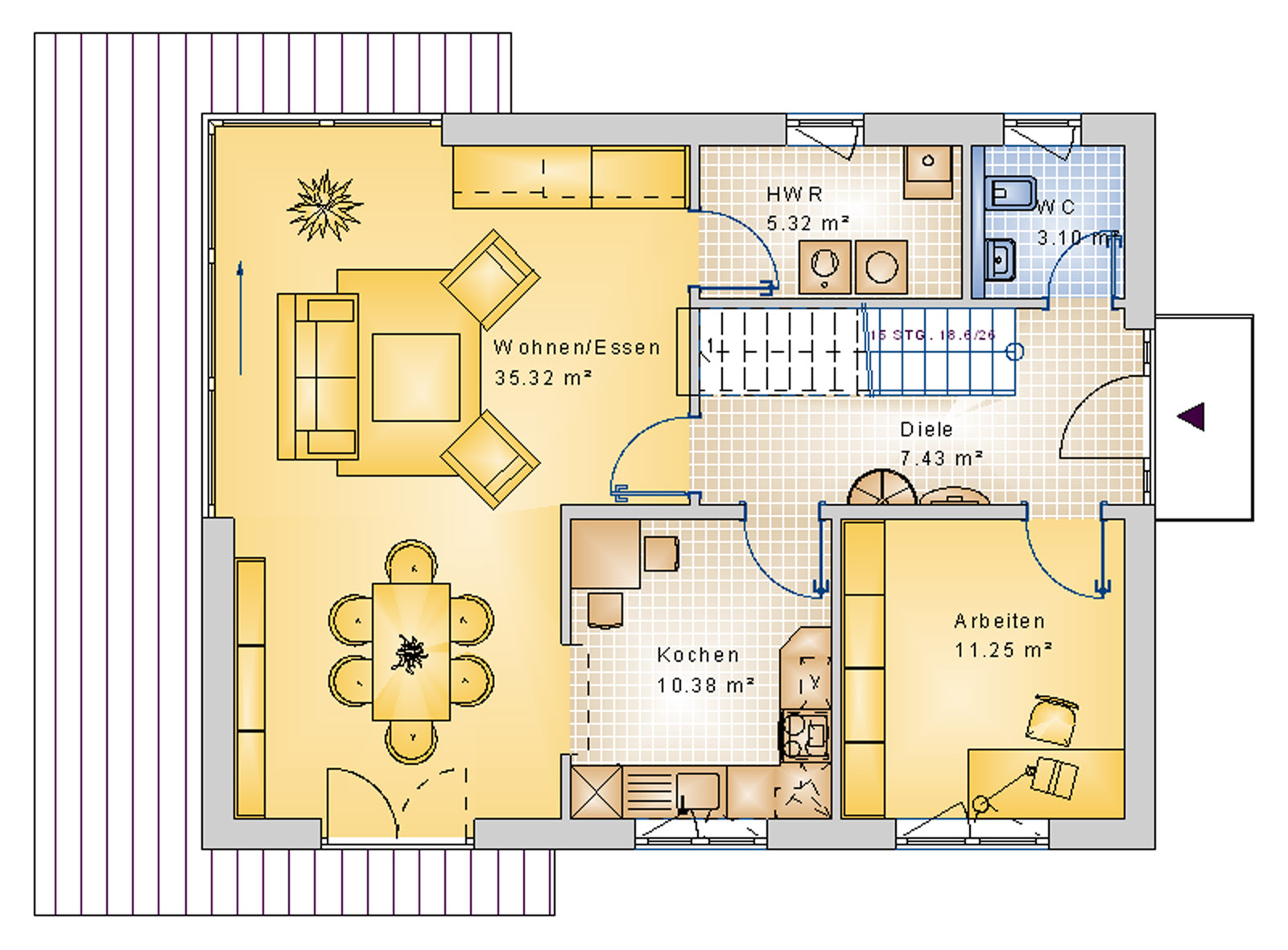 Bauhaus 148 m² EG