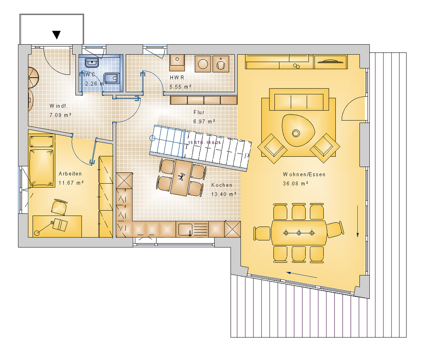 Bauhaus 160 m² EG