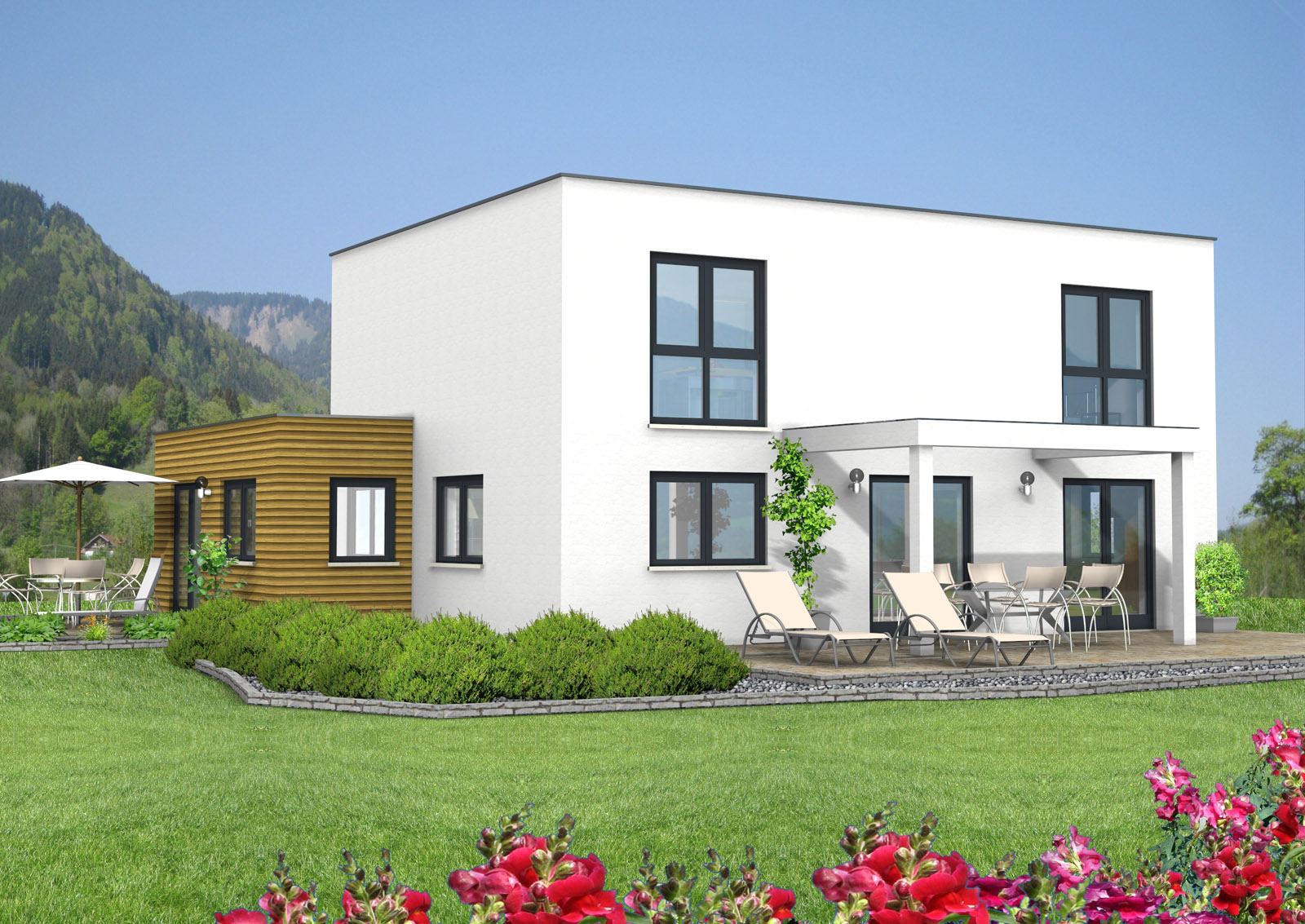 Bauhaus 164 m² Ansicht 1