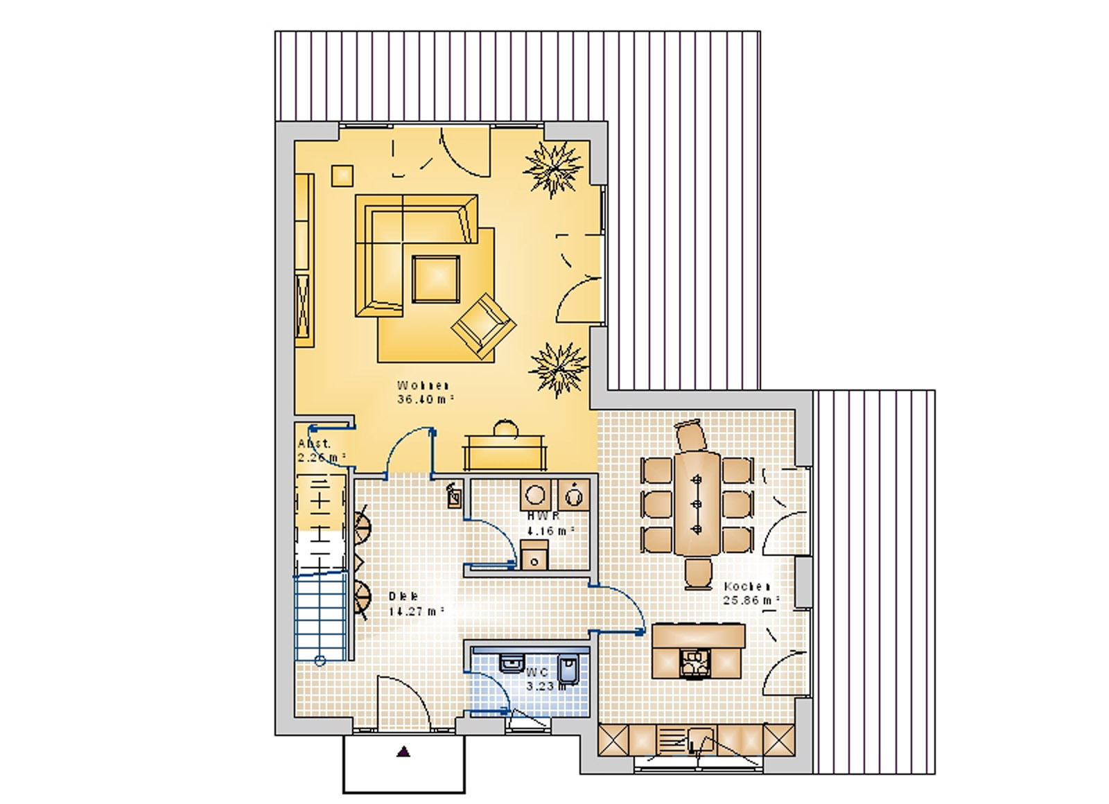 Bauhaus 165 m² EG