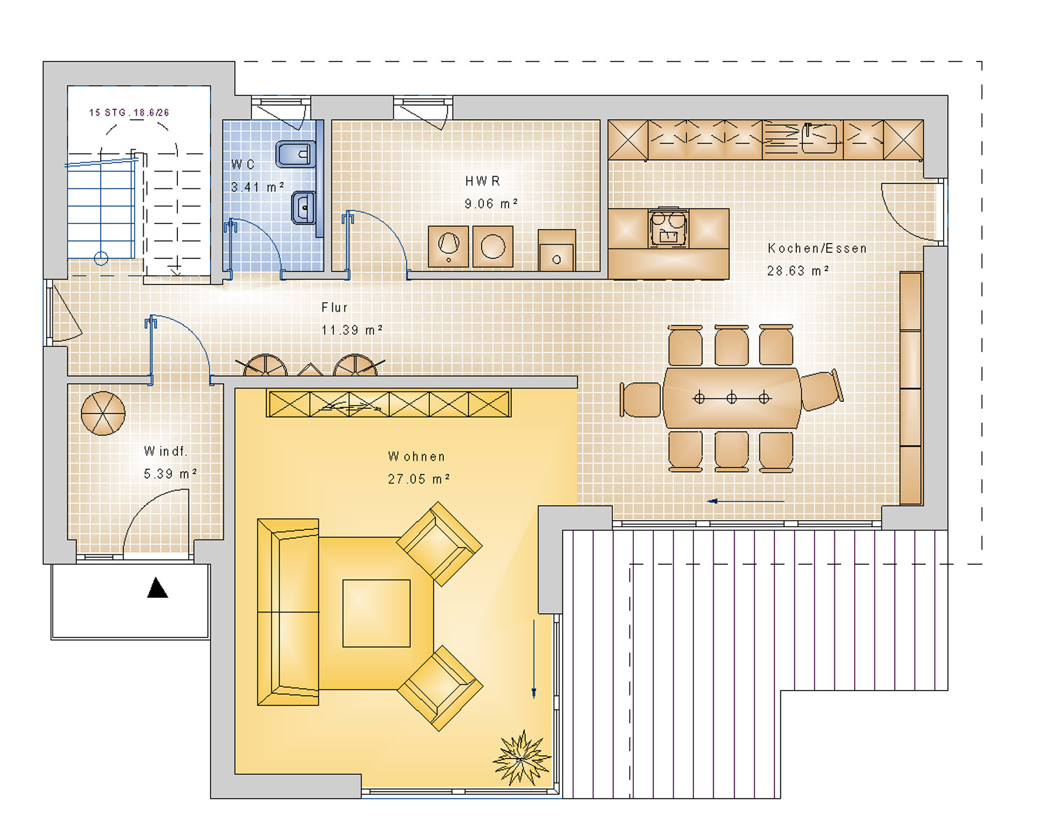 Bauhaus 167 m² EG