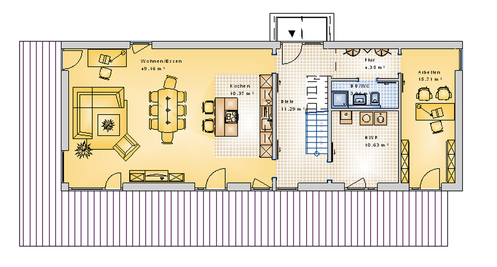 Bauhaus 188 m² EG