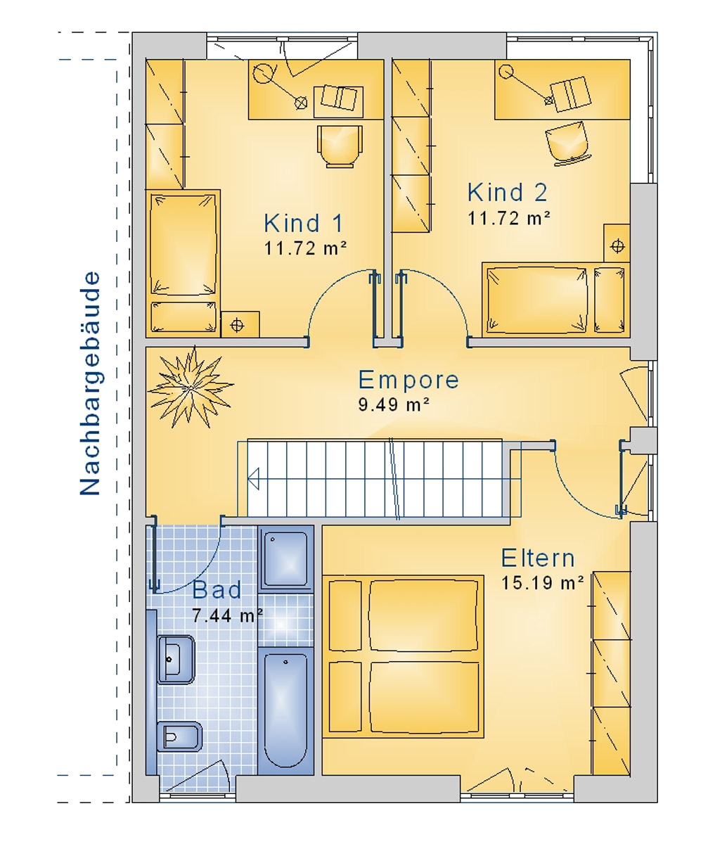 Doppelhaus 113 m² DG