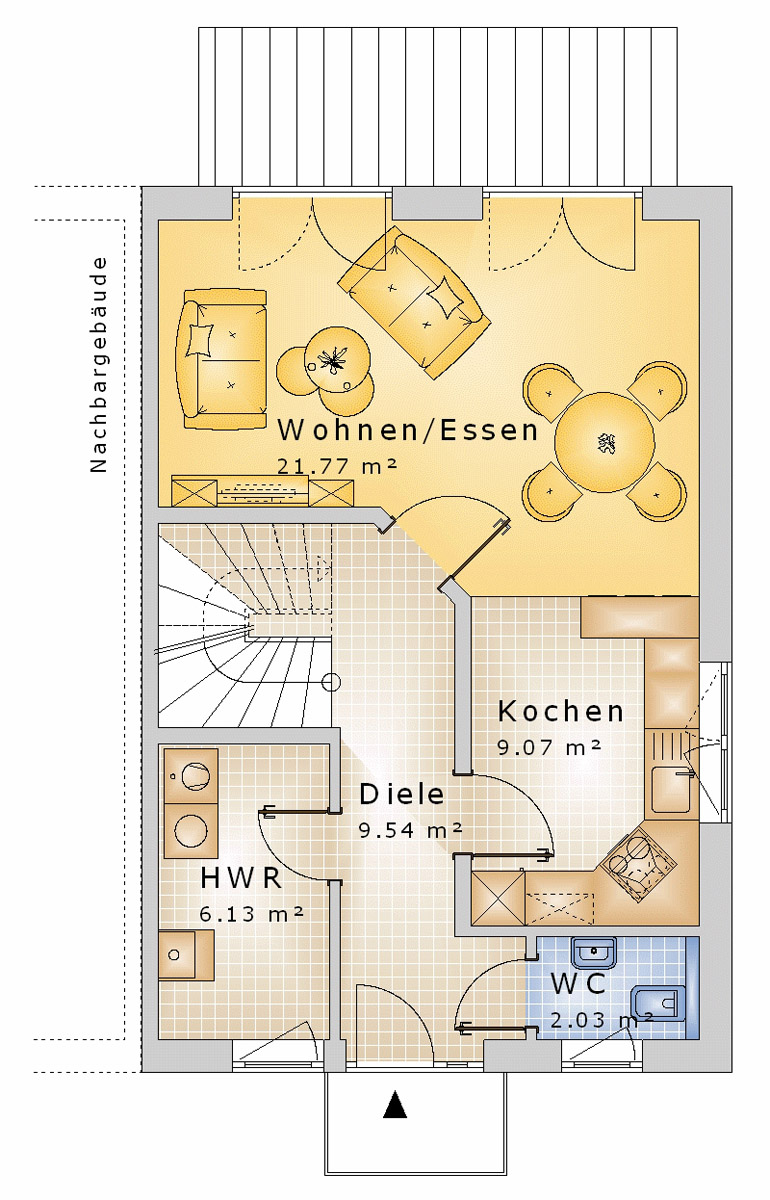 Doppelhaus 122 m² EG