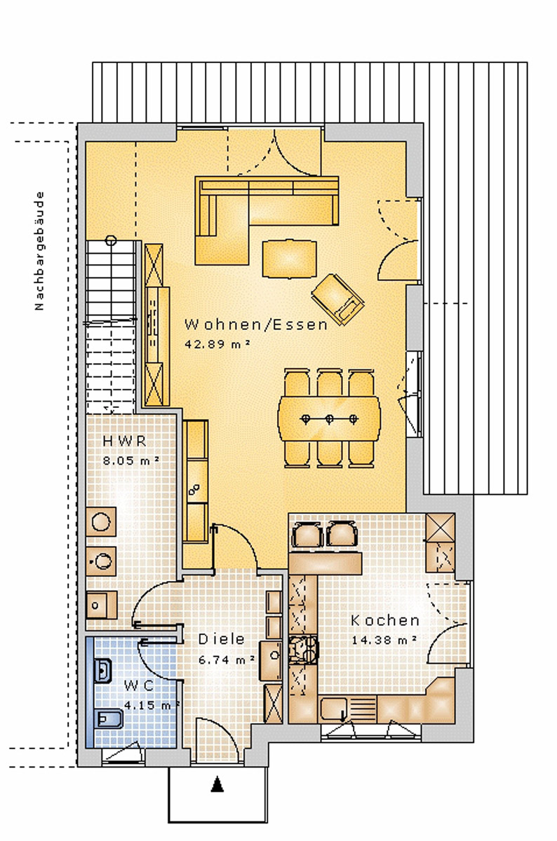 Doppelhaus 154 m² EG
