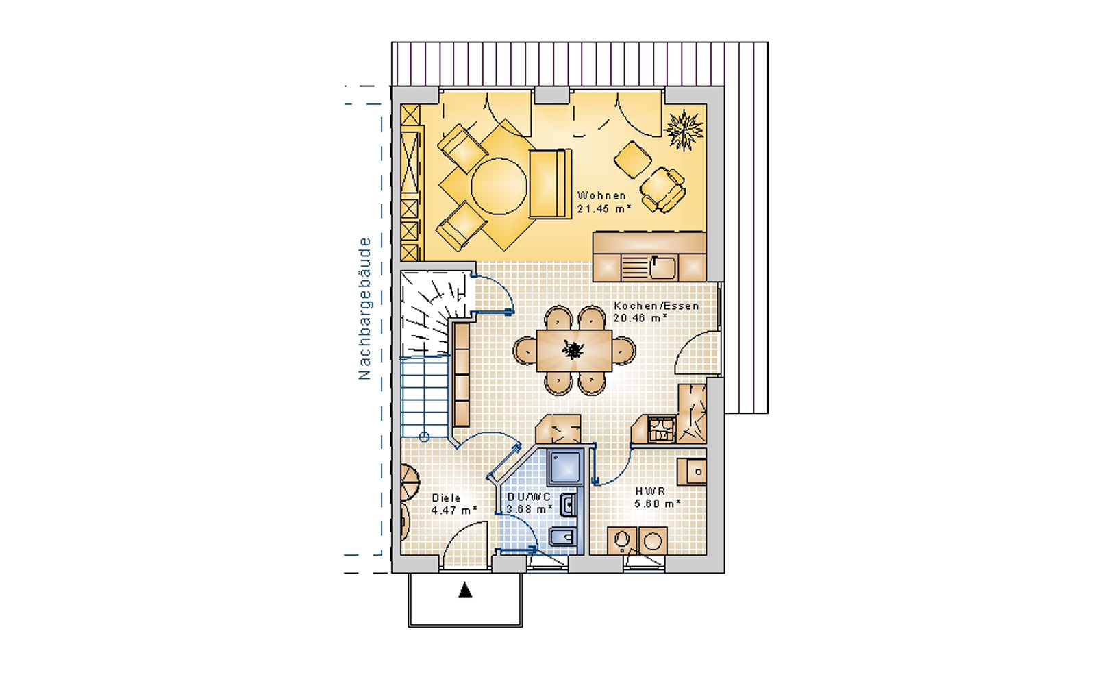 Doppelhaus 162 m² EG