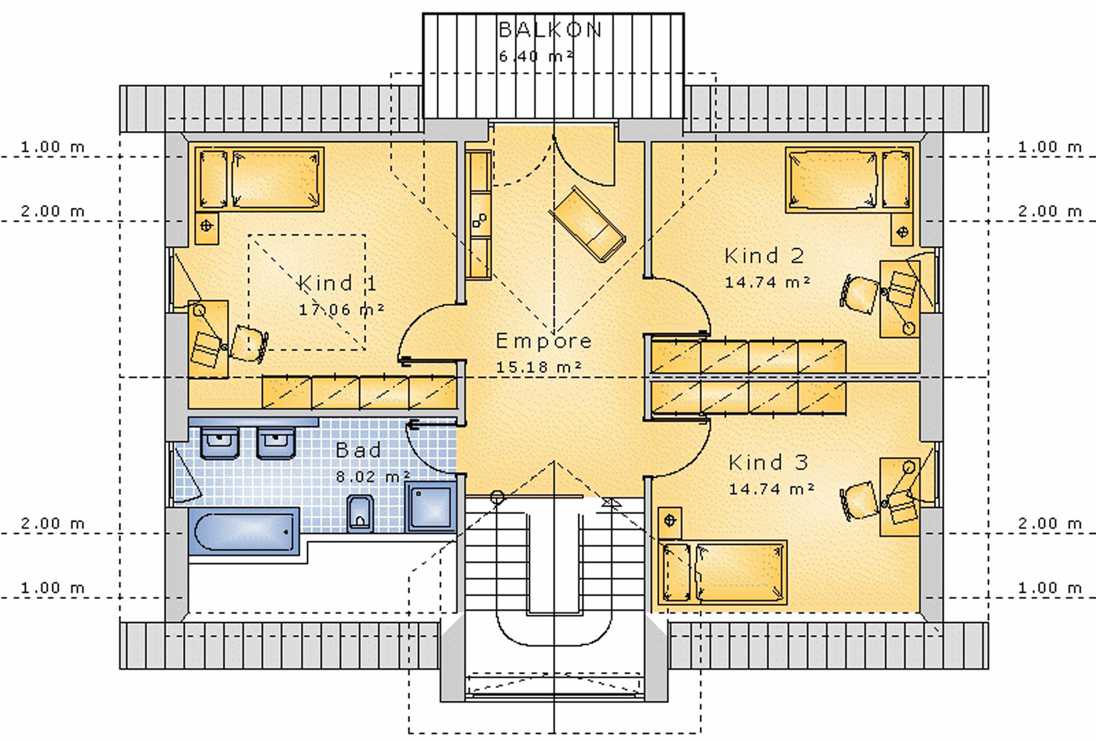 Giebelhaus 144 m² DG