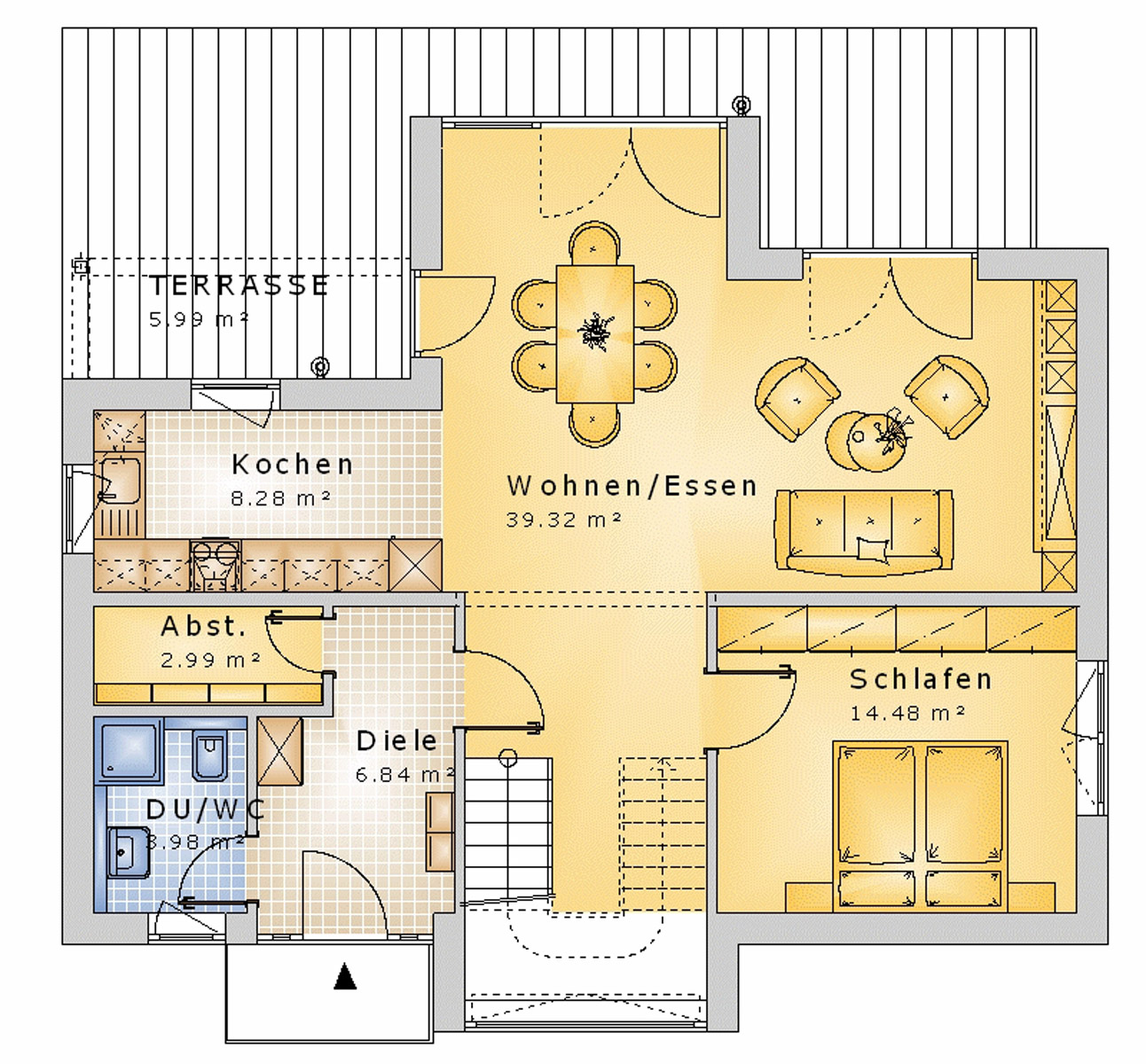 Giebelhaus 144 m² EG