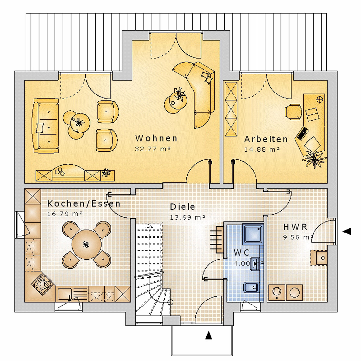 Giebelhaus 164 m² EG