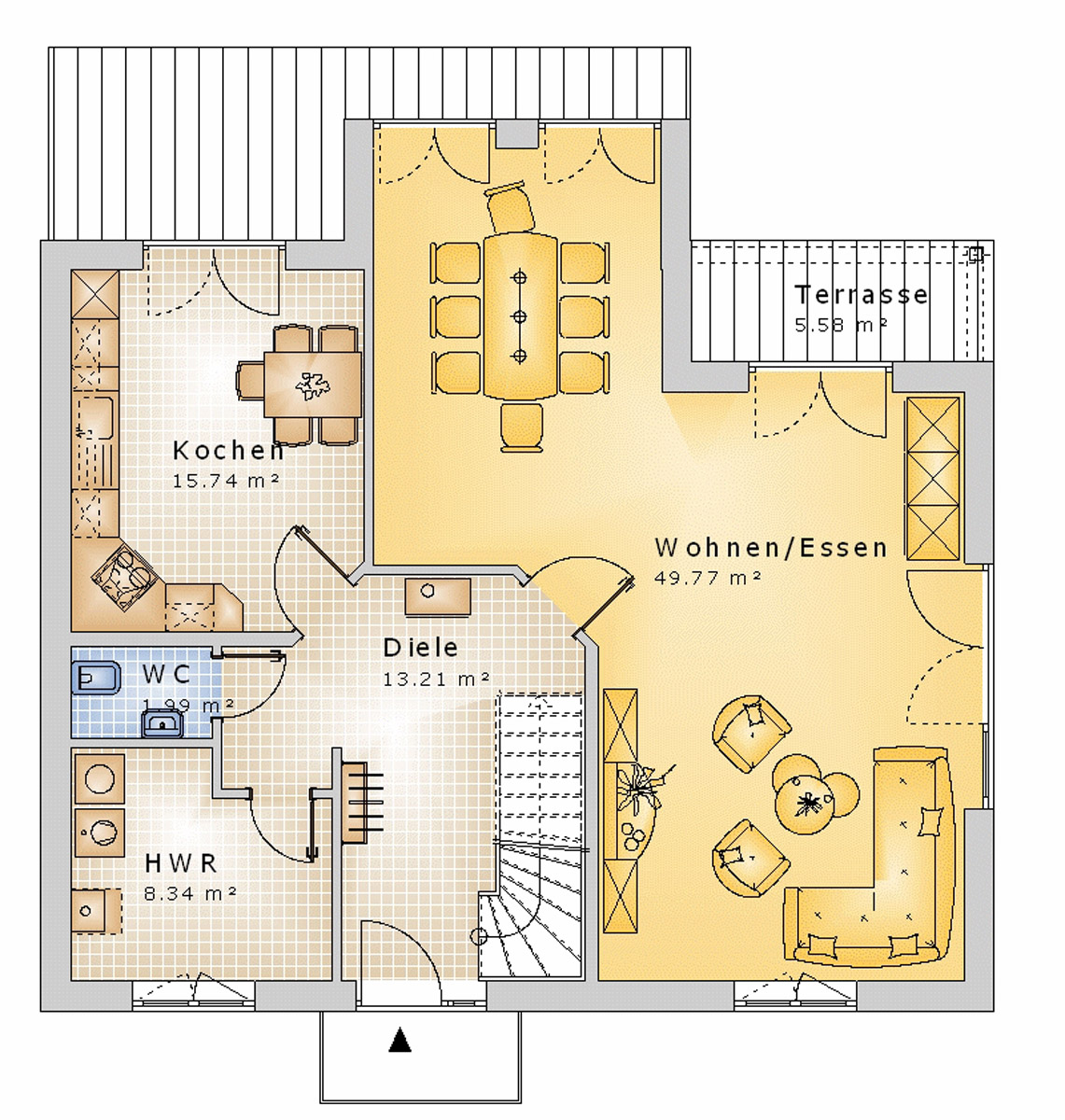 Giebelhaus 165 m² EG