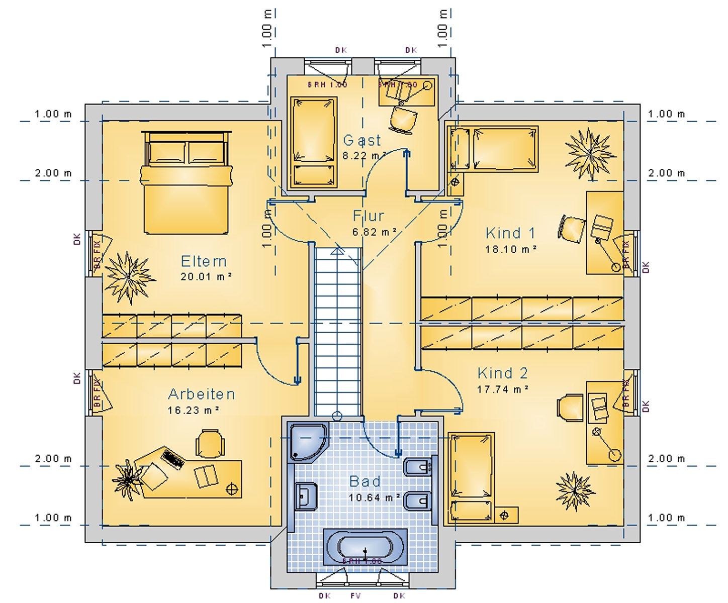 Giebelhaus 184 m² DG