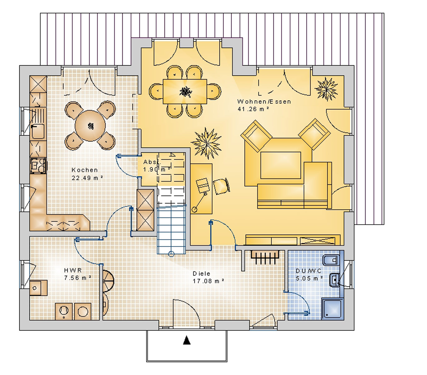 Giebelhaus 184 m² EG