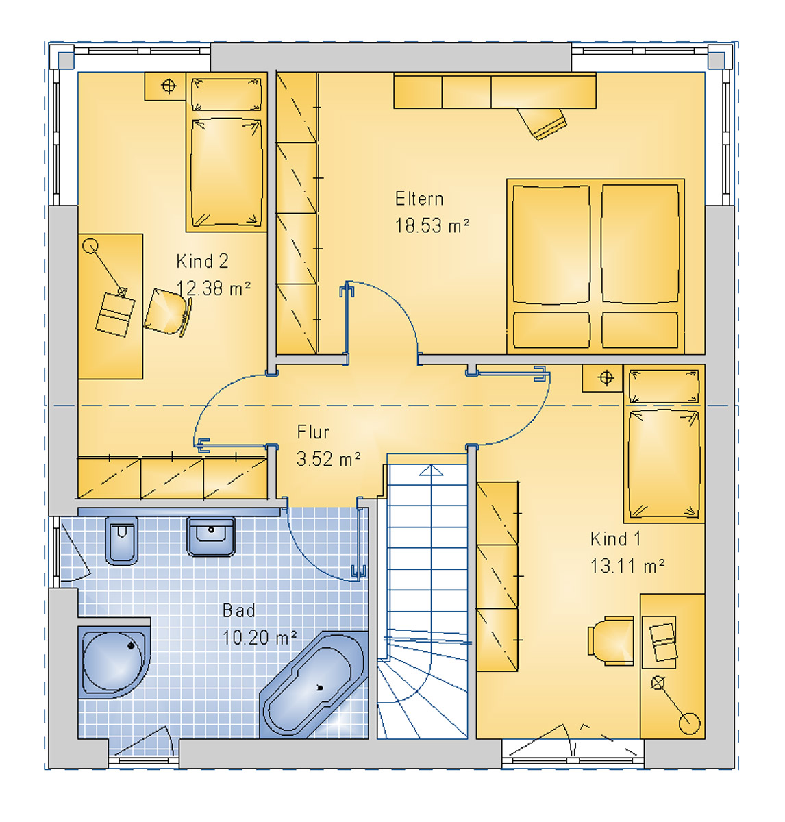 Stadthaus 115 m² DG