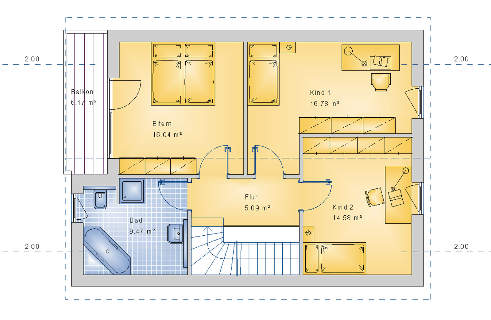 Stadthaus 123 m² DG