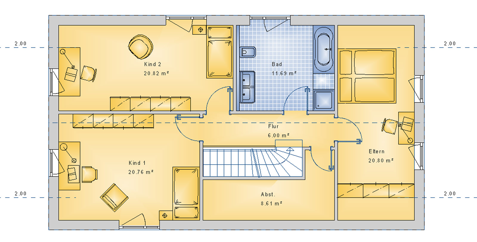 Stadthaus 167 m² DG