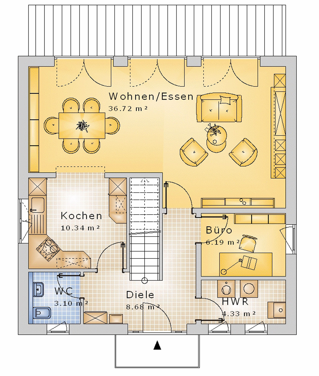 Stadtvilla 138 m² EG
