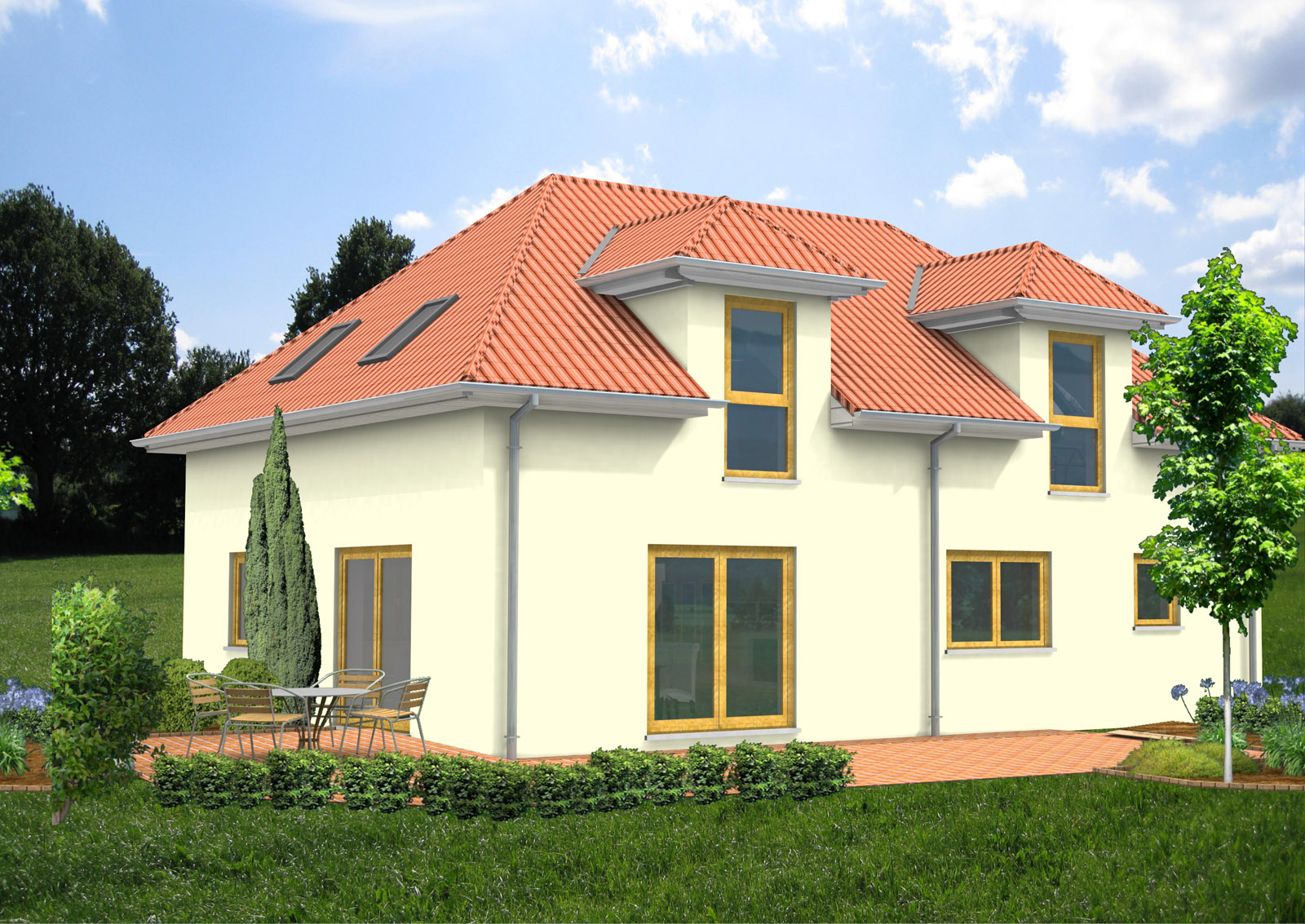 Stadtvilla 149 m² Ansicht 2