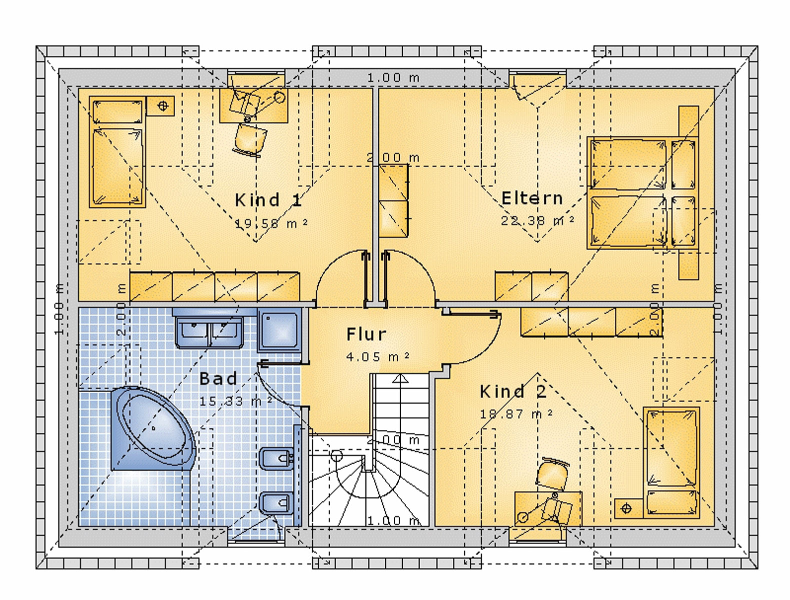 Stadtvilla 149 m² OG