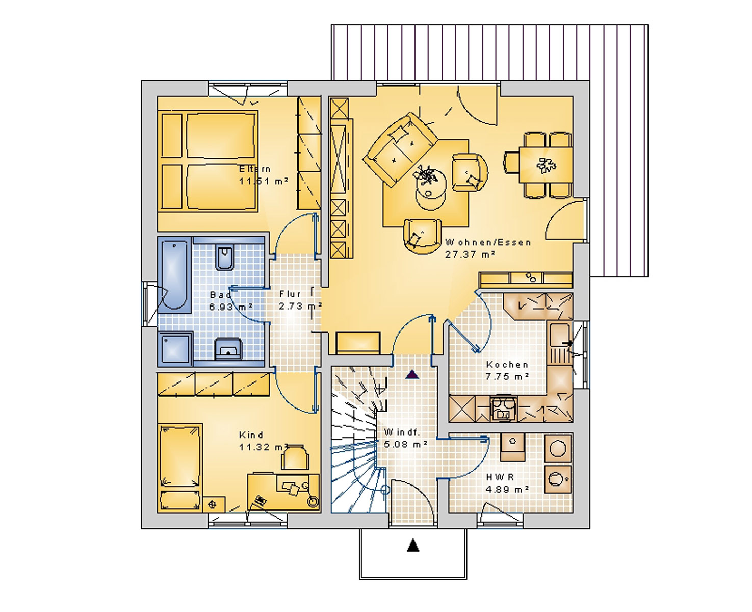 Stadtvilla 155 m² EG