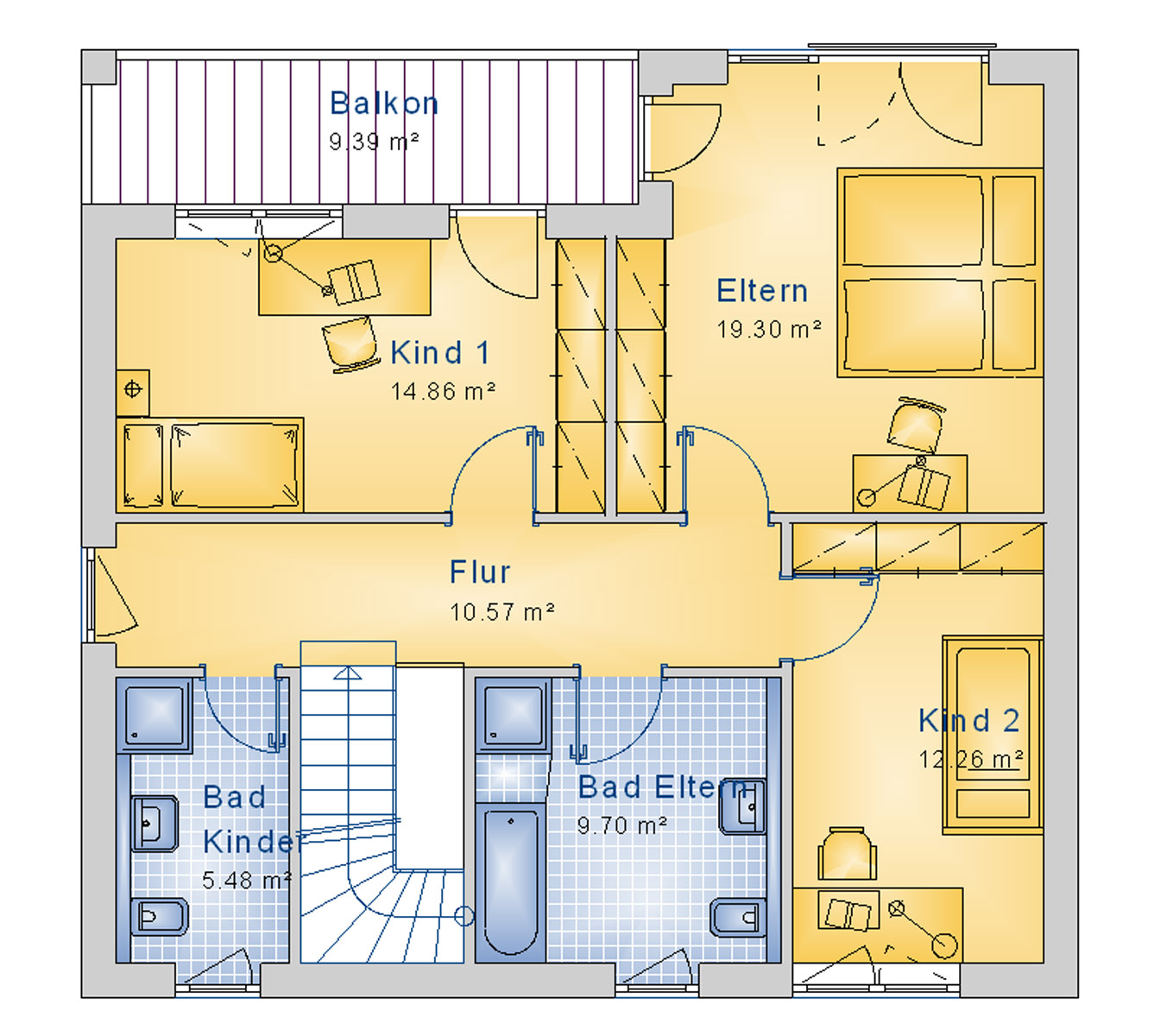 Stadtvilla 155 m² DG