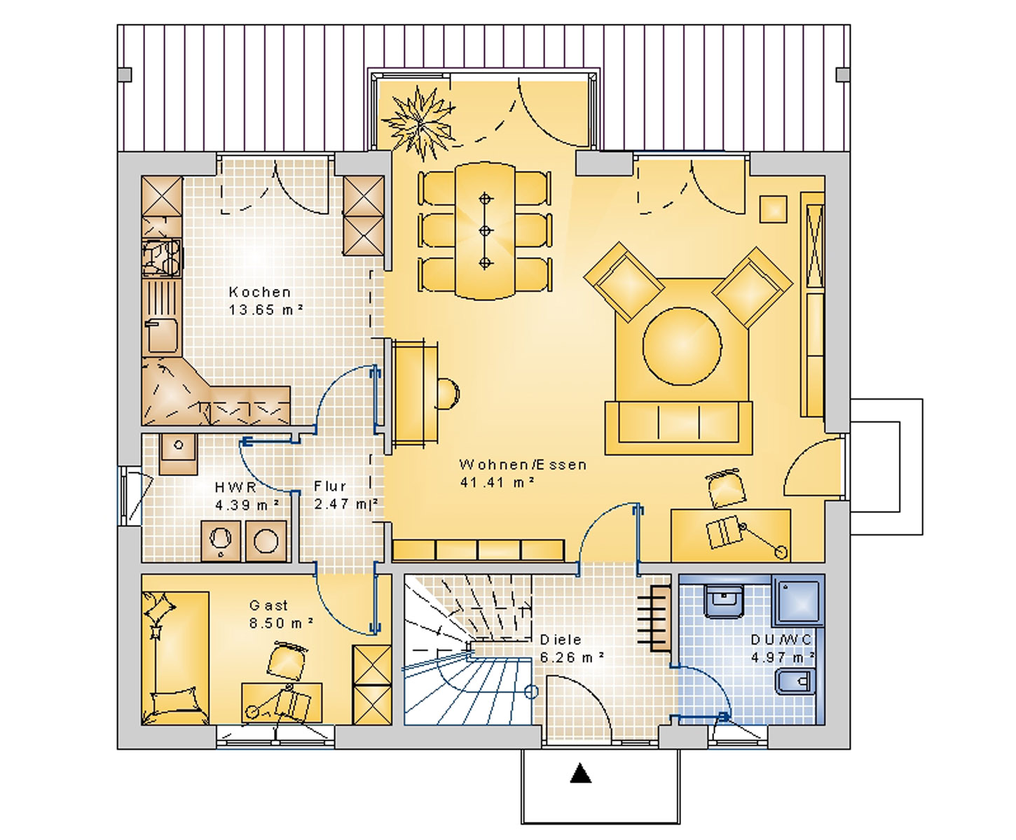 Stadtvilla 170 m² EG