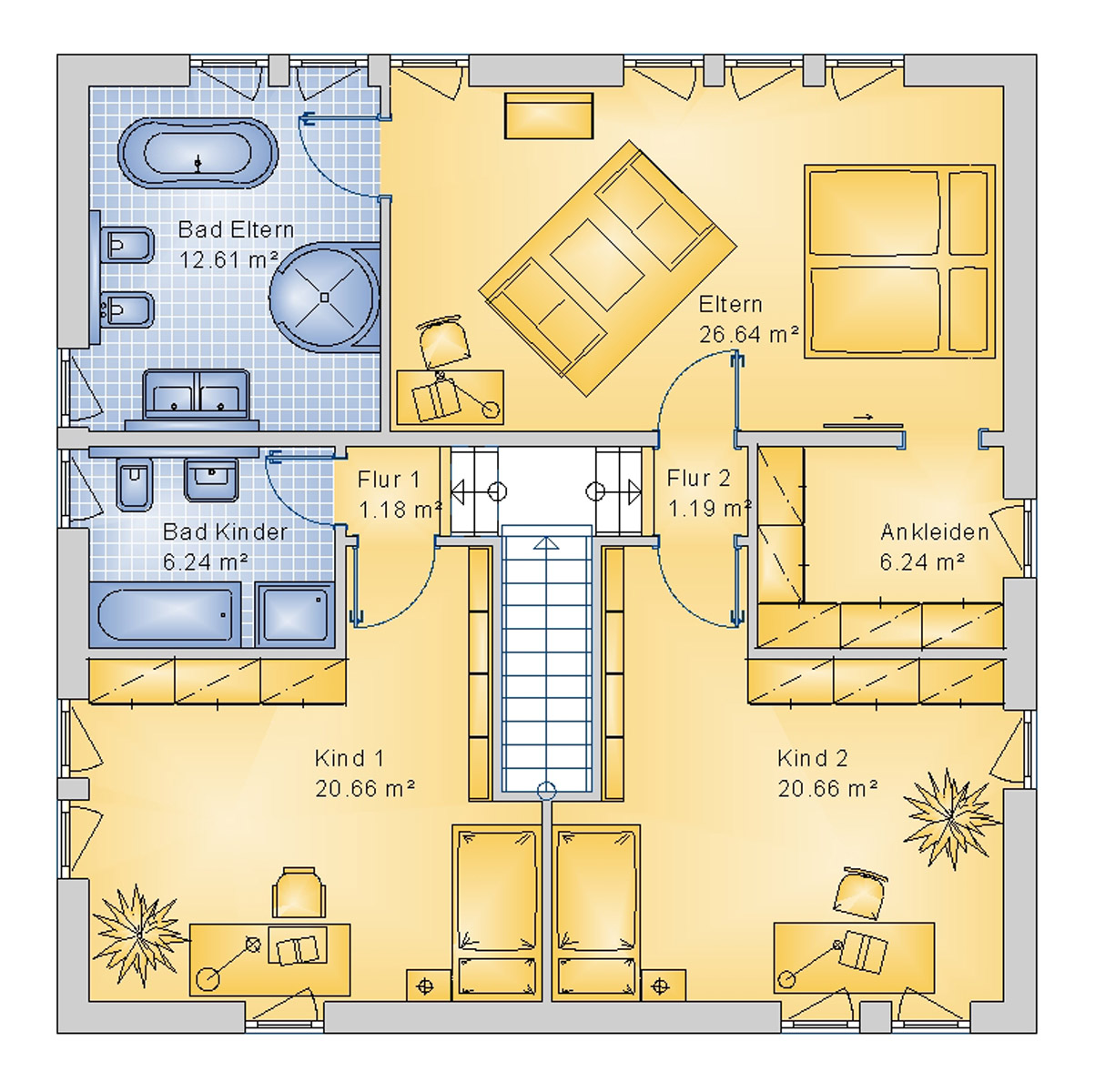 Stadtvilla 194 m² OG