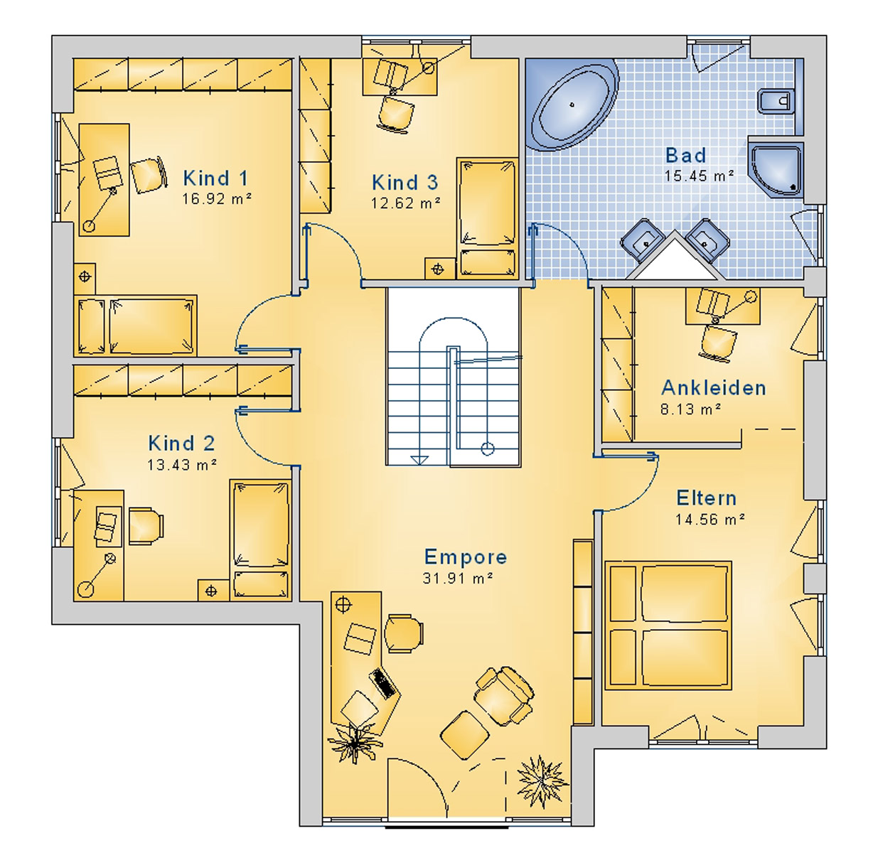 Stadtvilla 215 m² OG