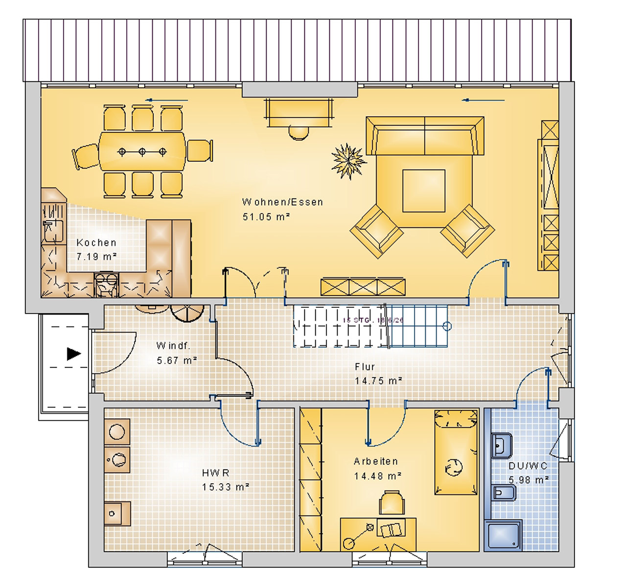 Stadtvilla 230 m² EG