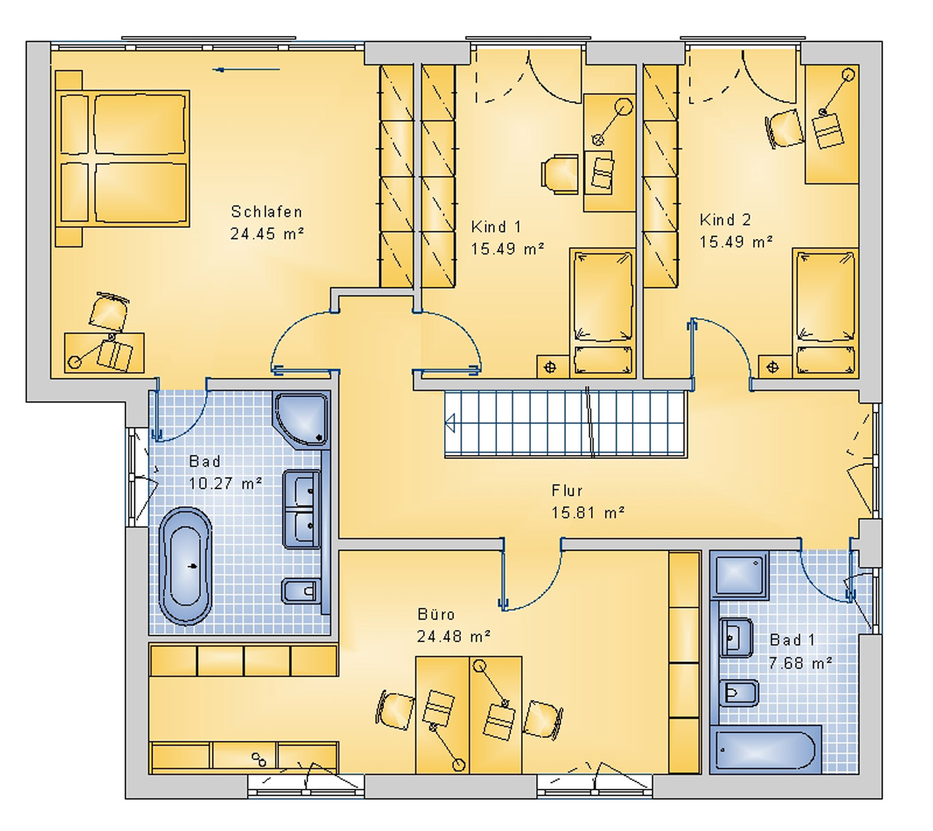 Stadtvilla 230 m² OG