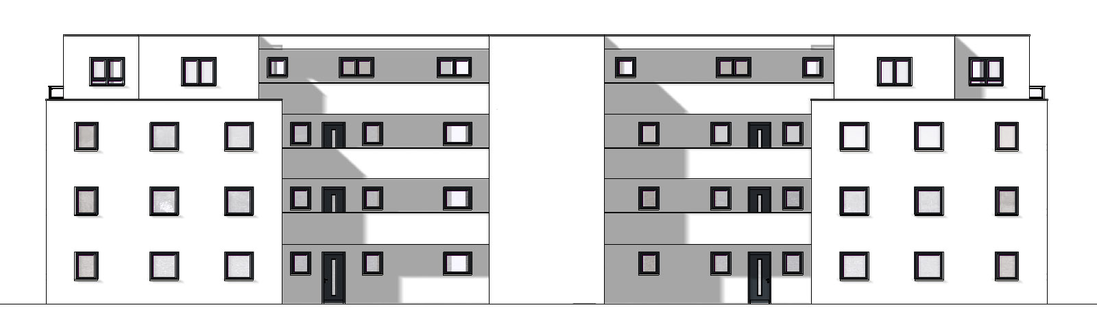 Wohnanlage mit 18 Wohnungen Ansicht 1