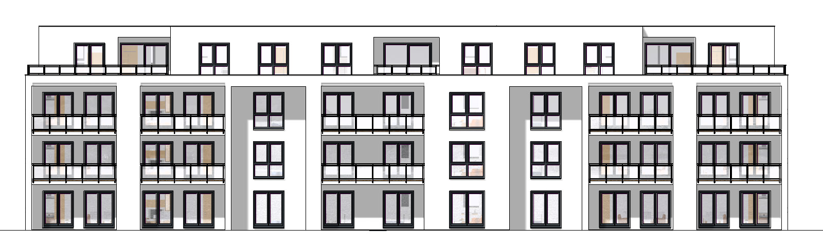 Wohnanlage mit 18 Wohnungen Ansicht 3