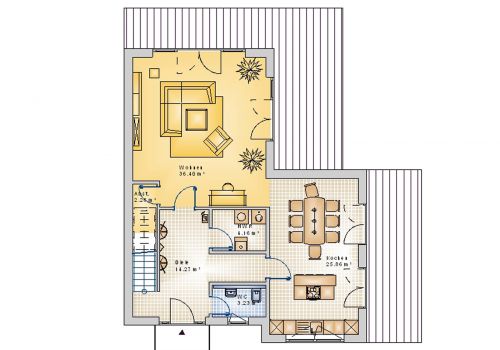 Bauhaus 165 m² EG