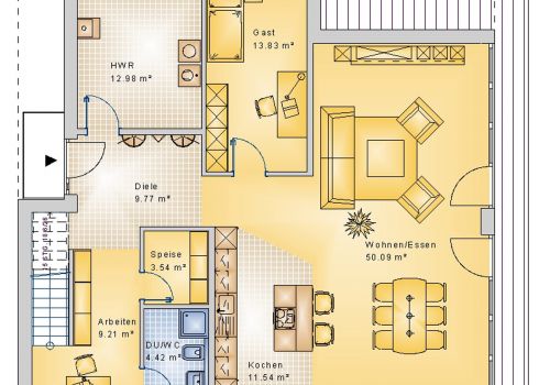 Bauhaus 221 m² EG