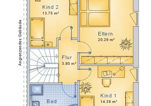 Doppelhaus 123 m² DG