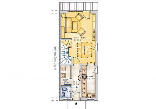 Doppelhaus 124 m² EG