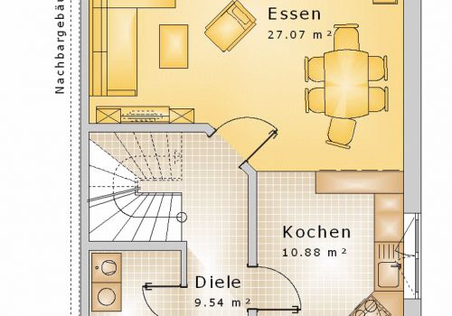 Doppelhaus 98 m² EG